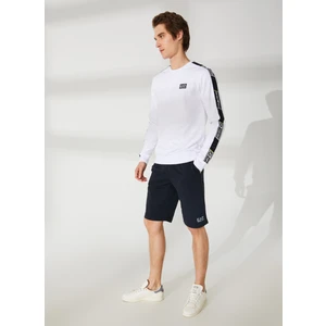 Ea7 Şort, L, Koyu Mavi