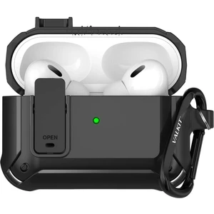M.TK Moveteck Airpods 3.nesil Uyumlu Kulaklık Kılıfı Anahtarlıklı Kilitli Açılır Kapanır Askılı Silikon Truva Kamp Tip 360 Kaplama Kopçalı