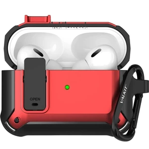 M.TK Moveteck Airpods 3.nesil Uyumlu Kulaklık Kılıfı Anahtarlıklı Kilitli Açılır Kapanır Askılı Silikon Truva Kamp Tip 360 Kaplama Kopçalı