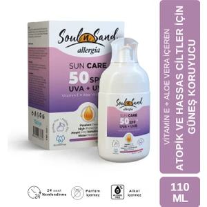 Soul N Sand Allergia Spf 50+ Atopilk Ve Hassas Ciltler Güneş Kremi 110 Ml