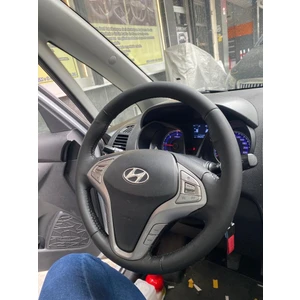 İskender Oto Aksesuar Hyunda ix20 derisi sökülerek yapılan bentley desen direksiyon kılıfı