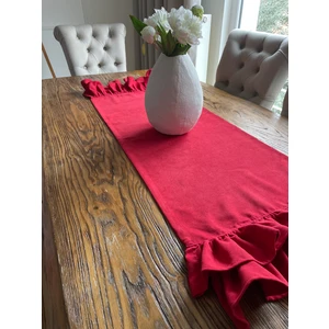 Decamor Home Vintage Çift Kat Fırfırlı Runner