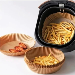 Airfryer Pişirme Kağıdı 50 Adet Hava Fritözü Airfryer Firitözü Airfryer Yağsız Firitöz Pişirme