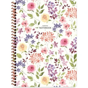 Keskin Color  Keskin Color 16.5X22.5 Kareli Defter Çiçek  80 Yaprak