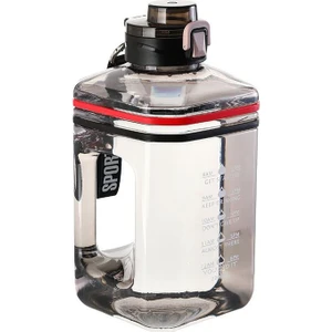 2.2l Su Şişesi Büyük Kapasiteli Zaman Ölçeği ile Taşınabilir Suluk Matara (Yurt Dışından)