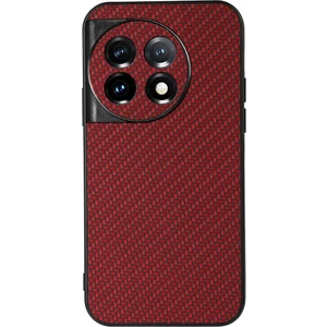Oneplus 11 5g Karbon Fiber Doku Için Telefon Kılıf Anti Drop Pu Deri Kaplamalı Tpu Kapağı (Yurt Dışından)