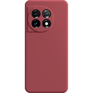 Oneplus 11 5g Yumuşak Tpu Slip Slip Slip Olmayan Arka Kapak Fiber Astar Düz Kenar Telefon Kılıfı (Yurt Dışından)