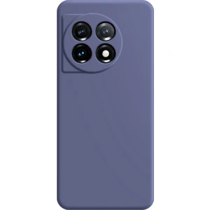 Oneplus 11 5g Yumuşak Tpu Slip Slip Slip Olmayan Arka Kapak Fiber Astar Düz Kenar Telefon Kılıfı (Yurt Dışından)