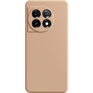 Oneplus 11 5g Yumuşak Tpu Slip Slip Slip Olmayan Arka Kapak Fiber Astar Düz Kenar Telefon Kılıfı (Yurt Dışından)