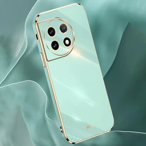 Oneplus 11 5g Için Tpu Telefon Kılıfı, Full Lens Koruması Elektrokaplatma Kenar Telefon Kapağı (Yurt Dışından)