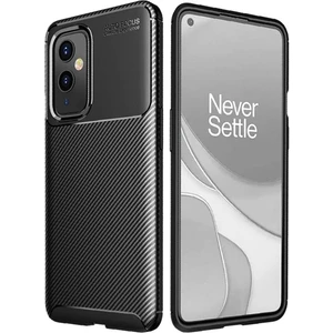 M.TK Moveteck One Plus 9 Kılıf Kamera Çıkıntılı Koruma Karbon Fiber Dokulu Renk Atmaz Koruyucu Kapak Slim Elit Kılıf