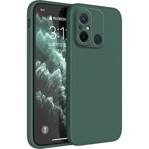 M.TK Moveteck Xiaomi Redmi 12C Uyumlu Kılıf Kamera Korumalı Içi Kadife Süet Yumuşak Hisli Lansman Silikon Kapak
