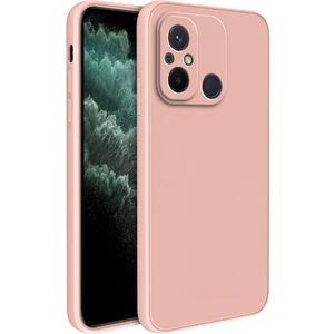 M.TK Moveteck Xiaomi Redmi 12C Uyumlu Kılıf Kamera Korumalı Içi Kadife Süet Yumuşak Hisli Lansman Silikon Kapak