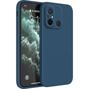 M.TK Moveteck Xiaomi Redmi 12C Uyumlu Kılıf Kamera Korumalı Içi Kadife Süet Yumuşak Hisli Lansman Silikon Kapak