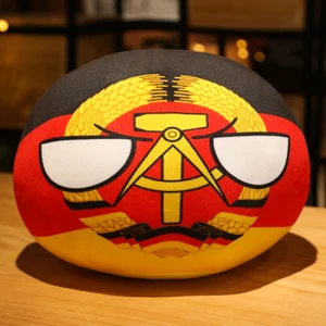Country Ball Peluş Oyuncaklar Polandball Kolye Ülke Balkasları Countryball Dolgulu Bebek  Çocuklar Için 10 Cm (Yurt Dışından)