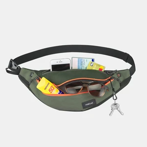 Forclaz Bel Çantası - 2 L - Haki / Turuncu - Travel