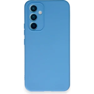 Samsung Galaxy A54 5g Kılıf Nano Içi Kadife  Silikon - Mavi 300099