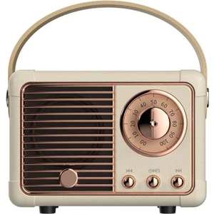 Müzik Çalar Yaratıcı Konuşmacı Hifi Ses Bluetooth Hoparlör Kablosuz Vintage Hoparlör Ses Hoparlörleri Eller Serbest Retro Radyo (Yurt Dışından)