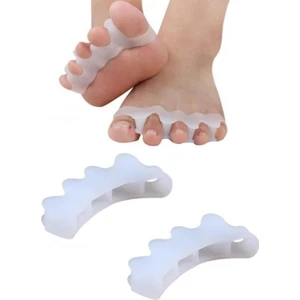 Beş Parmağa Geçen Koruyucu Parmak Ayırıcı Silikon (1 Çift)