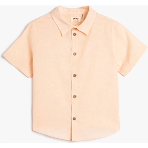 Gömlek Kısa Kollu Klasik Yaka