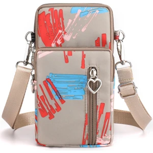 Yeni Cep Telefonu Çantası Kadın Messenger Çantası Asılı Boyun Para Çantası Dikey Çantası Yeni All-Mwatch Mini Küçük Crossbody Bag (Yurt Dışından)