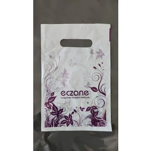 Bio Eczane Poşeti El Geçme Eczane Temalı Mor 17X27 cm - 25 Kg’lık Paket
