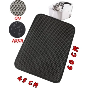 Çift Taraflı Su Geçirmez Kedi Kumu Paspası 60 x 45 cm