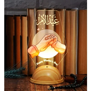 Sevgi Lambası Anne Adayına Özel Tasarımlı Ilk Anneler Günü Hediyesi, Anneler Günü Hediyesi Anne Çocuk Eli Tasarımlı Gece Lambası