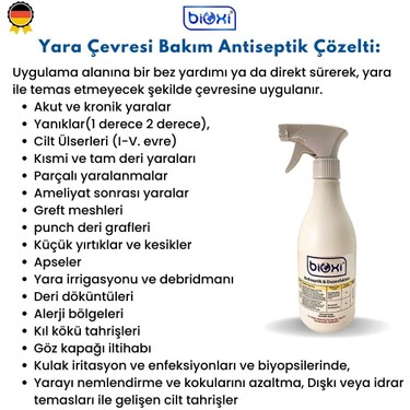 Bioxi Antiseptik & Dezenfektan HOCl Bazlı (Hipokloröz Asit) Fiyatı