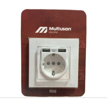 HIRDAVATÇIM06 Mutlusan Rita USB 2.4A Topraklı