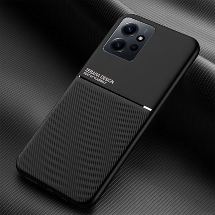 Xiaomi Redmi Note 12 Kılıf Zebana Design Silikon Kılıf Siyah