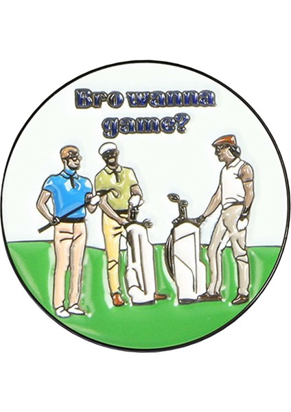 Golf Topu Işaretleyici Emaye Katı Şapka Yok Klip Golf Top Işareti Kadınlar (Yurt Dışından)