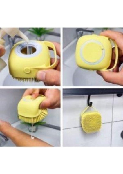 Çok Amaçlı Silikon Lif Hazneli Kese Banyo Duş Silikon Temizleme fırsatları