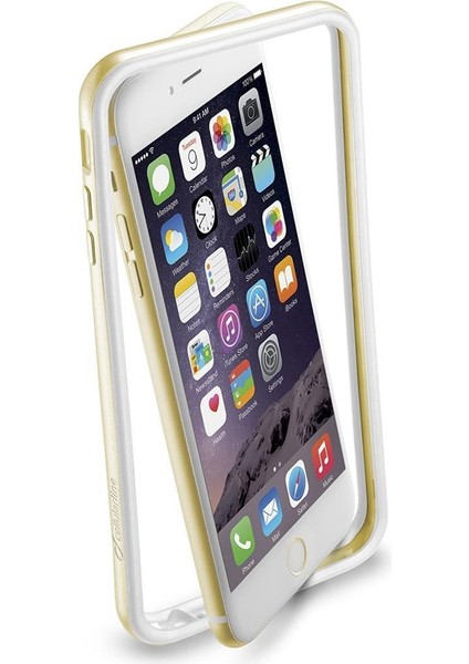 iPhone 6s Plus/6 Plus Bumper Satin Kılıf - Altın BUMPSATINIPH655H