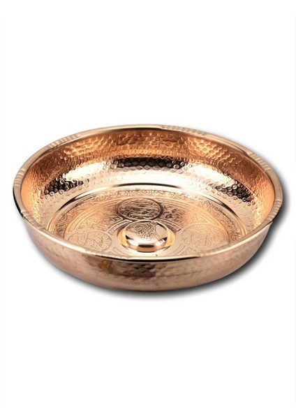 Bakır Işlemeli Hamam Tası