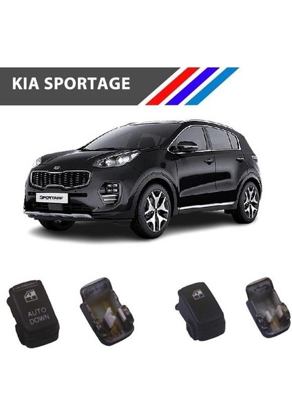 Kia Sportage Cam Düğme Kapağı 2 Adetli Set M1407 fiyatları