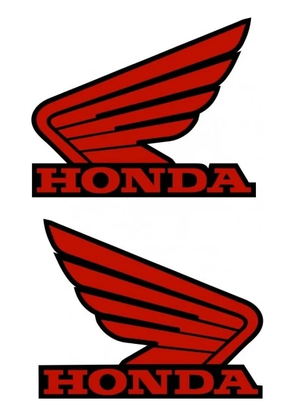 Honda Cbf Honda Kanatlı Logo Etıket Takım