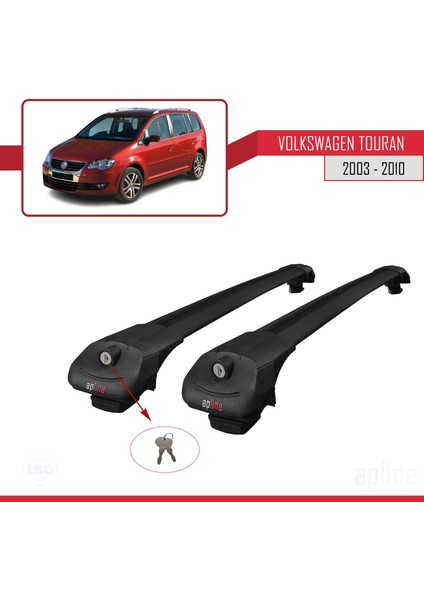 Volkswagen Touran 2003-2010 Arası ile Uyumlu Ace-1 Ara Atkı Tavan Barı Siyah