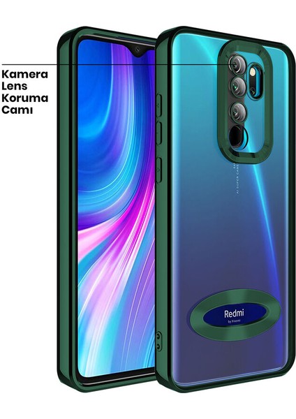 Xiaomi Redmi Note 8 Pro Kılıf Zebana Glint Silikon Kılıf Yeşil