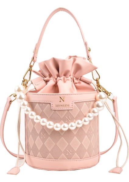 Yeni Popüler Inci Çanta Küçük Çanta Kadın Moda Tüm Maç Askılı Çanta Moda Kova Çanta (Yurt Dışından)