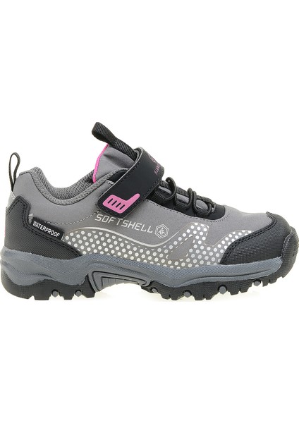 Gri - Fuşya Erkek Çocuk Outdoor Ayakkabısı 101 23132-F