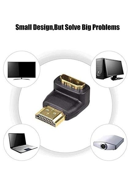 4519 HDMI Dirsek Çevirici Dönüştürücü L Adaptörü