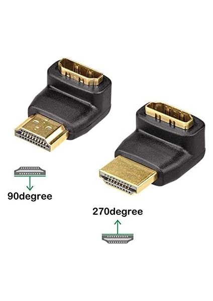 4519 HDMI Dirsek Çevirici Dönüştürücü L Adaptörü