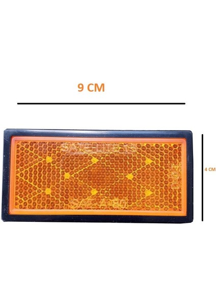 Dikdörtgen Reflektör Kare Reflektör Kedigözü Arka Reflektör Yapışkanlı