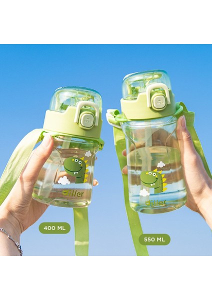 550 ml Pipetli ve Askılı Beyaz Kız ve Erkek Çocuk Matarası fiyatları