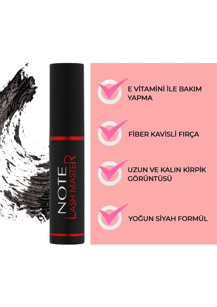 Lash Master Maskara Dolgunluk Etkili