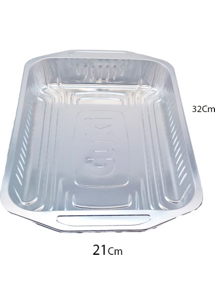 Alüminyum Kap 100adet 2000gr 21x32cm