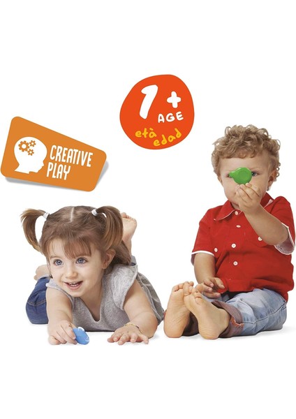 Jumbo Bebek Süper Yıkanabilir Keçeli Boya Kalemi ve Teddy Baby Crayons 6 Lı +1 Yaş Boya