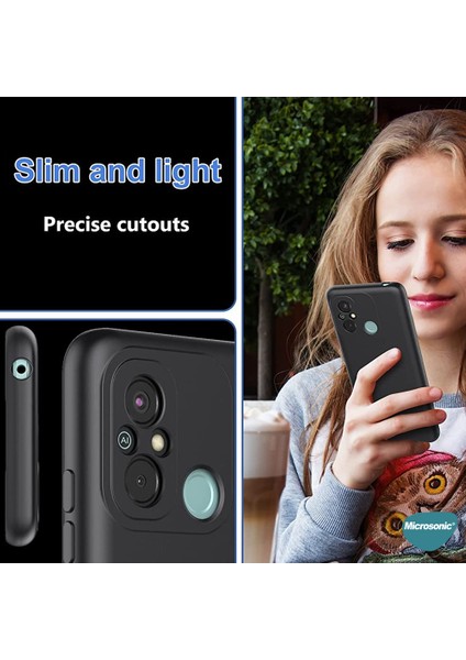 Matte Silicone Xiaomi Redmi 12C Kılıf Rose Gold