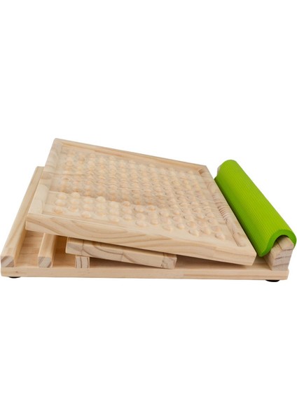 Ahşap Eğimli Tahta Ahşap Eğim Tahtası Fitness Pedalı Ayarlanabilir 3 Seviye Buzağı Kalmaz (Yurt Dışından)